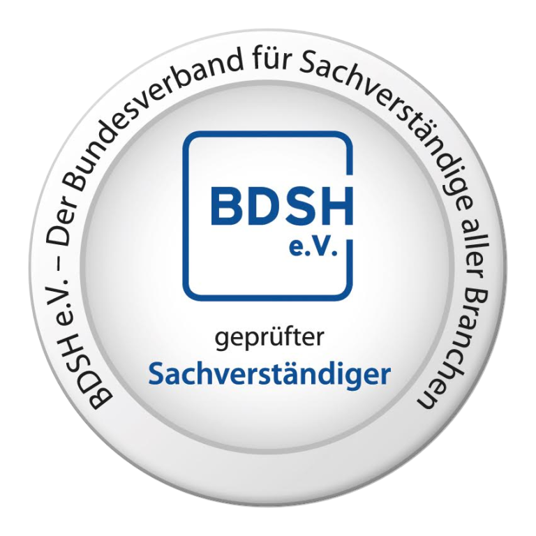 Dieser Sachverständige ist BDSH-geprüft